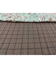 Reversible Quilted Double Gauze Cotton Fabric