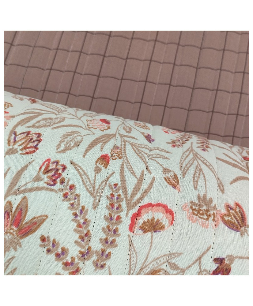 Reversible Quilted Double Gauze Cotton Fabric