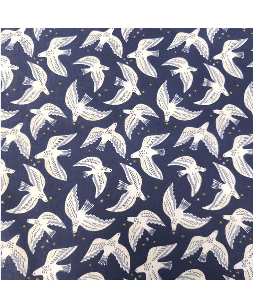 copy of Cotton Cretonne Fabric – Onirique blue