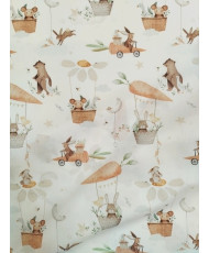 Cretonne enfant KAROTT-145 cm de large
