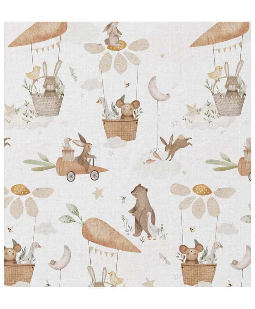 Cretonne enfant KAROTT-145 cm de large