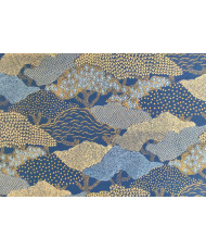 Coupon Hokkaido bleu- Jacquard