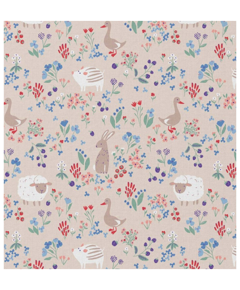 Children's Cotton Cretonne "BERRIES" — 145 cm wide