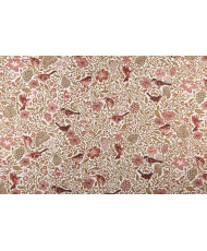 Tissu Jacquard "Mésange" Rose