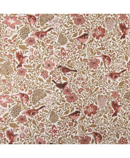 Tissu Jacquard "Mésange" Rose