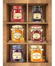 Pack of 3 Cotton Twill Kitchen Towels — Jars Collection