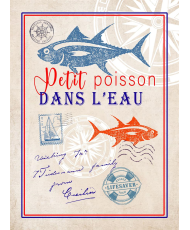 Pack of 3 Cotton Twill Kitchen Towels — Espadon & Seaside Collection