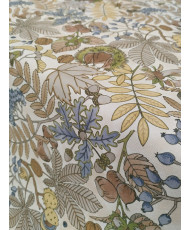 Tissu Nappage Imprimé Automnal Feuillage - 100% Polyester
