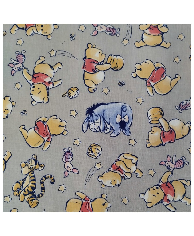 Tissu Coton Winnie l’Ourson & Ses Ami