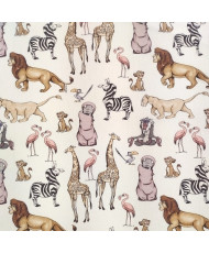 100% Cotton Lion King & Savanna Animals Fabric