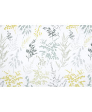 Enduit PVC "KALIPTUS" - Nappage - Motif Botanique Vert & Jaune