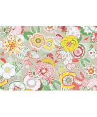 PVC Coated Fabric "ALIZÉE" - Table Cover - Multicolored Floral Pattern