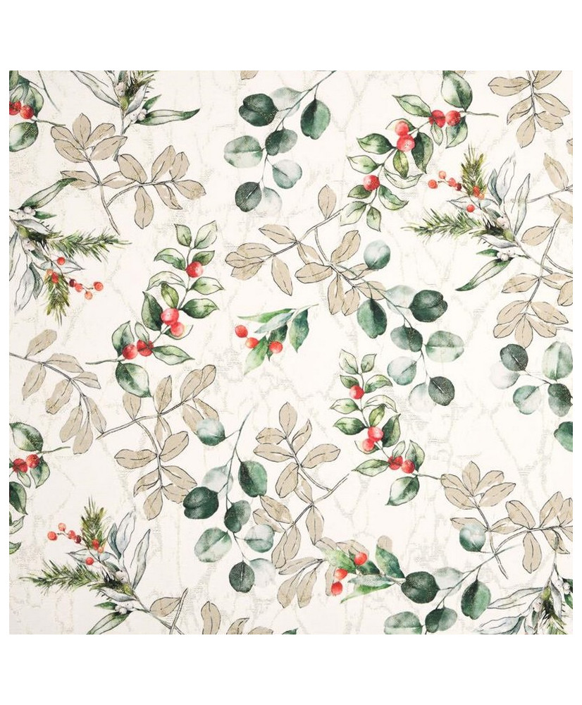 Tissu jacquard "Gaulthérie"