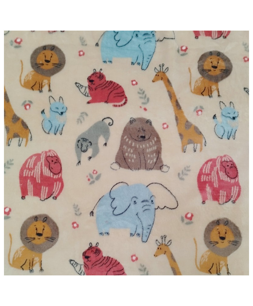 Ultra-Soft Plush Fabric – WILD (150 cm)
