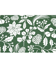 Enduit PVC « Sapin » — Tissu Enduit PVC Nappage Sapin — Nappe Toile Cirée Vert Sapin & Noël