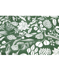 Enduit PVC « Sapin » — Tissu Enduit PVC Nappage Sapin — Nappe Toile Cirée Vert Sapin & Noël