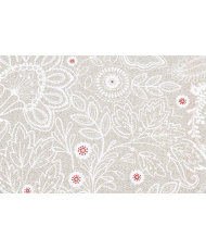 copy of Holly PVC Coated Fabric — Botanical Watercolor Pattern & Red Berries
