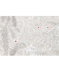 copy of Holly PVC Coated Fabric — Botanical Watercolor Pattern & Red Berries
