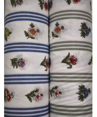 Tissu percale 100% coton "Borie" Vert sauge
