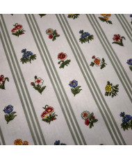 Tissu percale 100% coton "Borie" Vert sauge