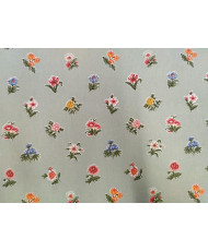 Tissu percale 100% coton "Demoiselle Amande"