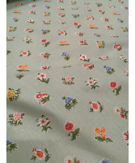 Tissu percale 100% coton "Demoiselle Amande"