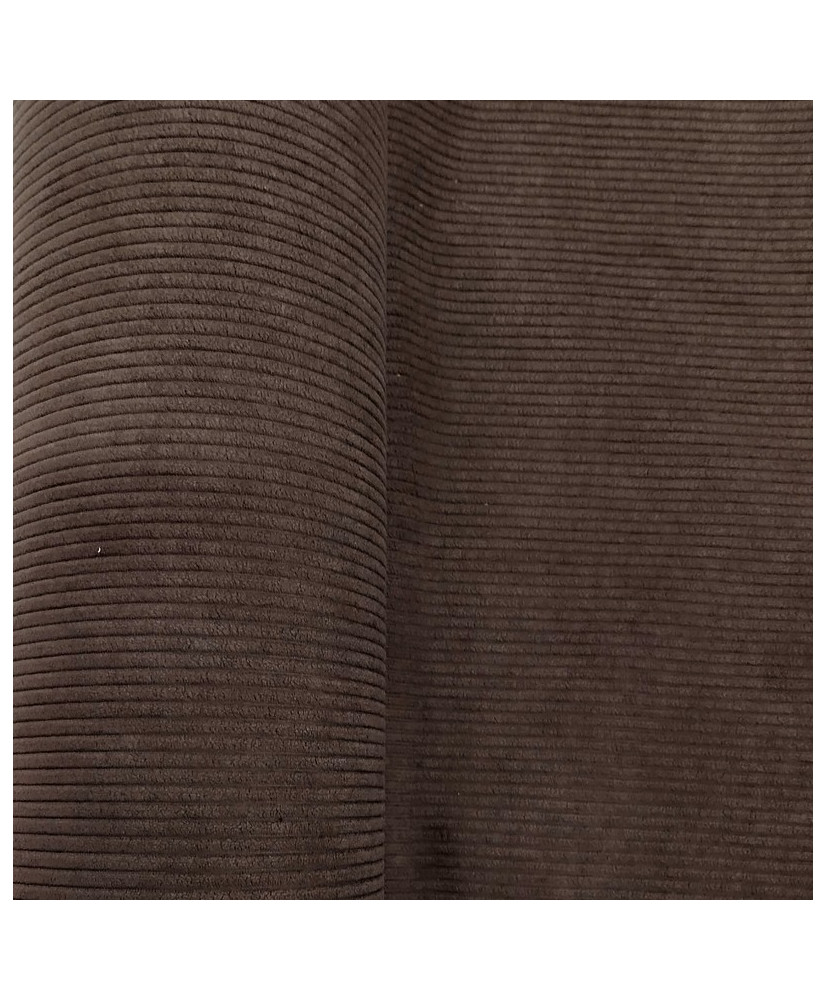 Upholstery corduroy – Huggy Chocolate