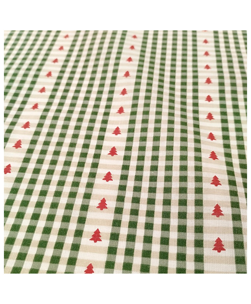 Christmas Spruce Fabric – green