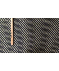 Coupon Jacquard Dragon Noir 65 cm