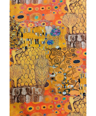 Coupon Toile coton Klimt-280 cm de large