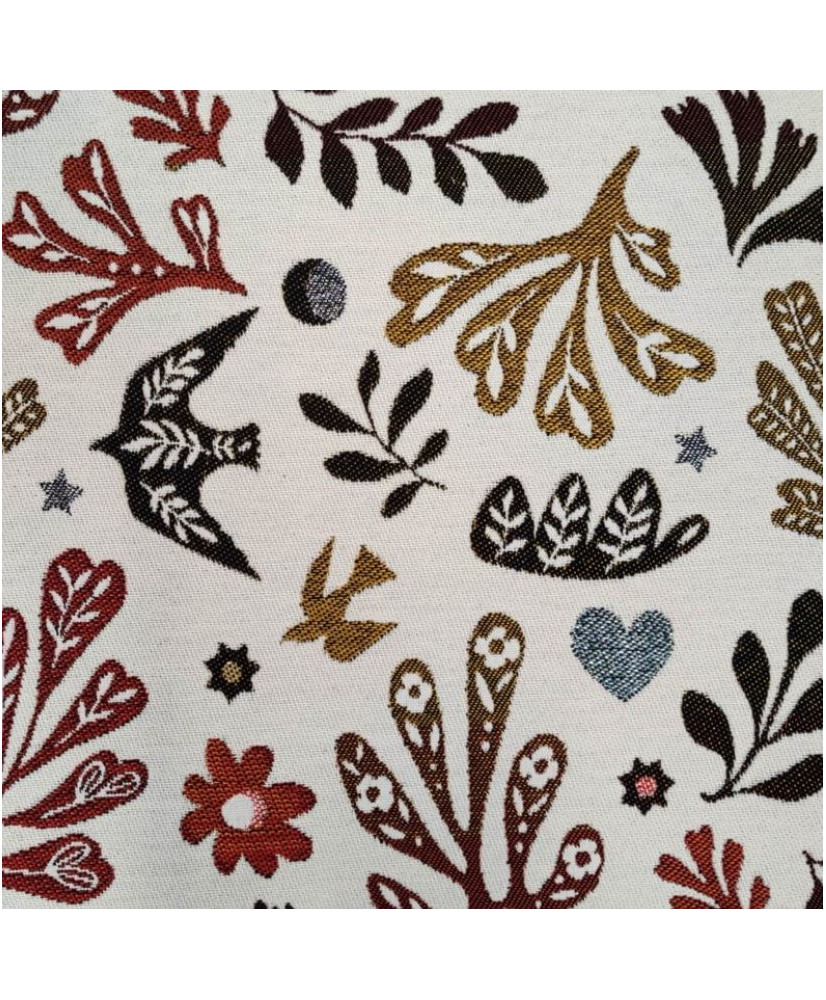 Coupon de tissu Jacquard Figueras 1.10 m
