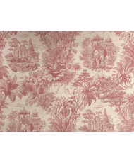 Coupon tissu Maharani rouge 2 mètres