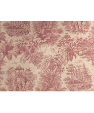 Coupon tissu Maharani rouge 2 mètres