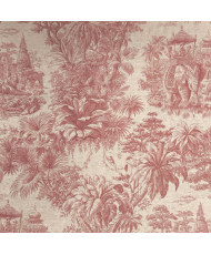 Coupon tissu Maharani rouge 2 mètres