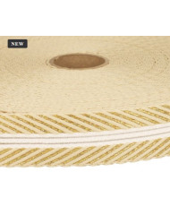 Sangle Fantaisie chevron et Lurex Col: blanc