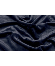 Navy Blue Microfibre Teddy Fleece Fabric