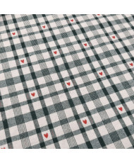 Tissu Jacquard "Ollon"tissé teint