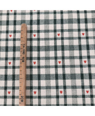 Tissu Jacquard "Ollon"tissé teint