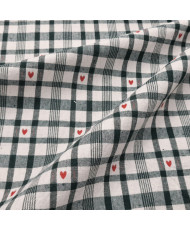 Tissu Jacquard "Ollon" tissé teint - 100 % coton