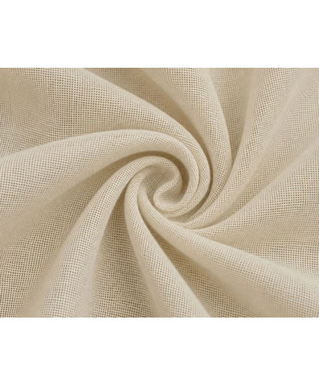 Tissu étamine alimentaire 100% coton couleur écru fabrique en France