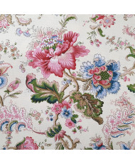 Tissu au mètre Toile de Jouy scènes champêtres classiques pour rideaux