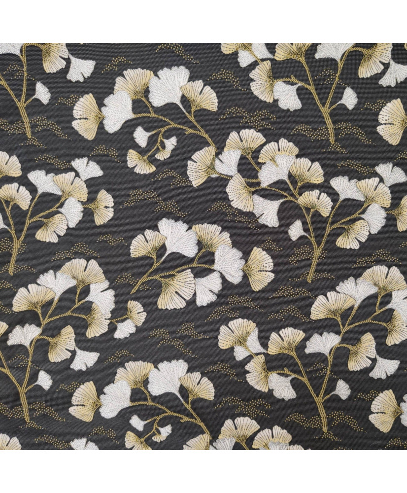 Ginkgo Jacquard col: Graphite