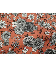 Floral col: orange