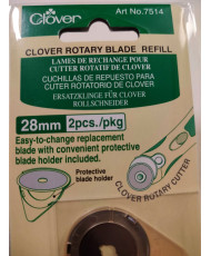 Lames de rechange pour cutter Rotatif Clover 28 mm